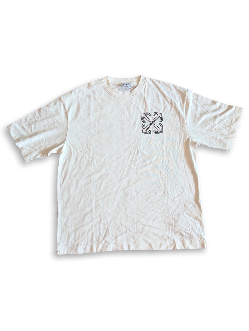 Off White Oversized Men SS24 Shirt Preowned Size XXL